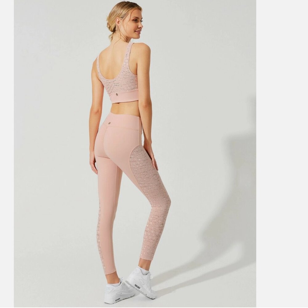 NWT-Fiona Leggings And Niko Sports Bra-B FIT by Beach Bunny Size 6 - Picture 3 of 14